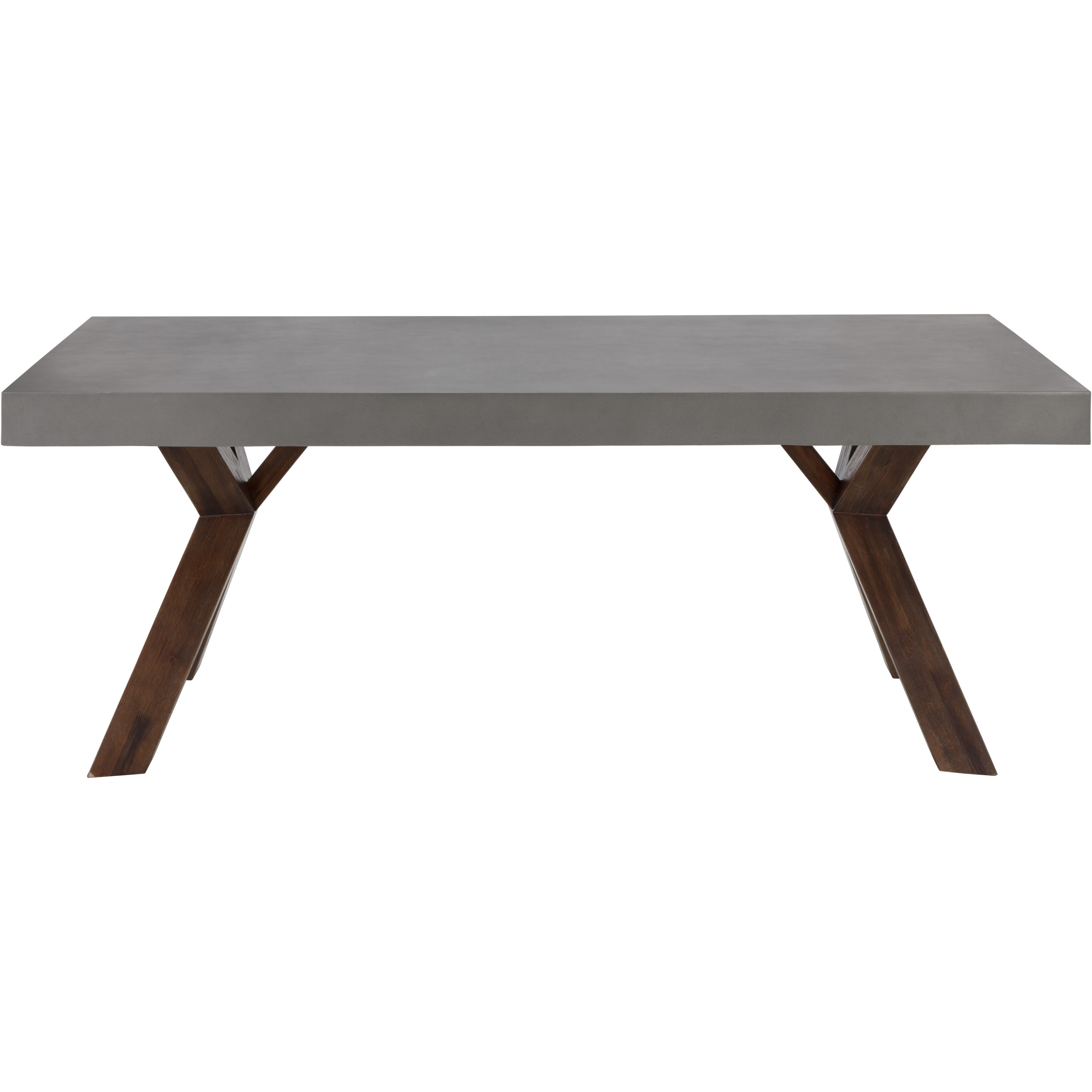 Warwick 78.75 X 39.5 inch Grey / Medium Brown Dining Table